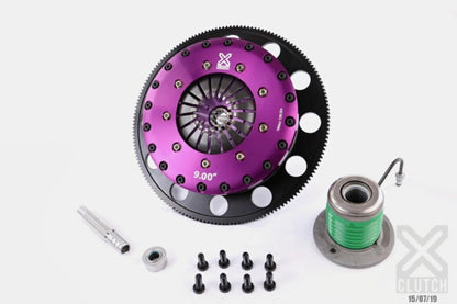 XClutch 05-10 Ford Mustang GT 4.6L 9in Twin Solid Organic Clutch Kit - Graveyard Performance
