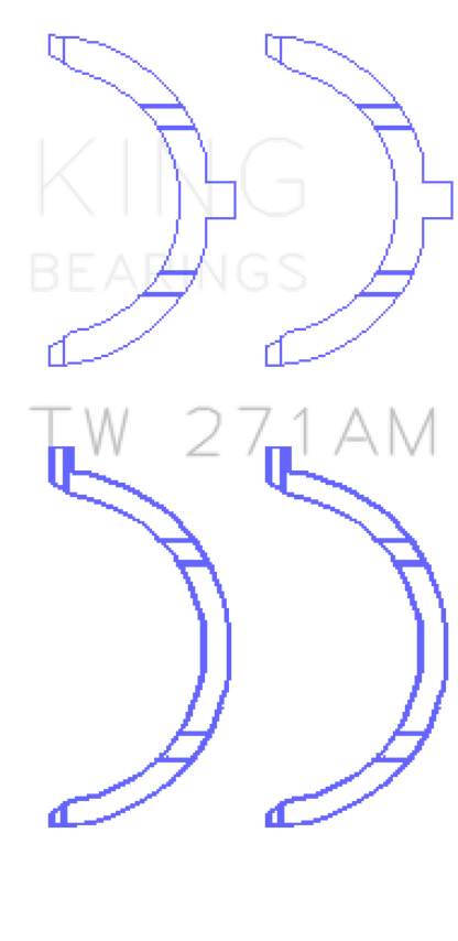 King Engine Bearings Nissan VQ20DE/VQ25DD/VQ25DE/VQ30DD/VQ30DE/VQ30DET/VQ35DE Thrust Washer Set - Graveyard Performance