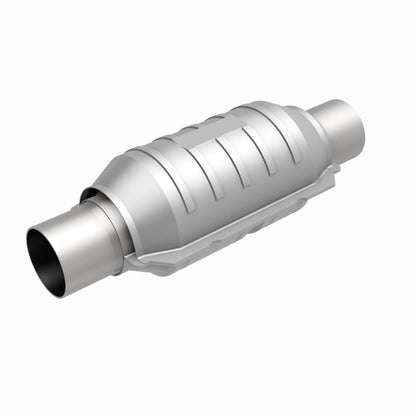 MagnaFlow Conv Univ 3in Inlet/Outlet Center/Center Round 9in Body L x 5.125in W x 13in Overall L - Graveyard Performance
