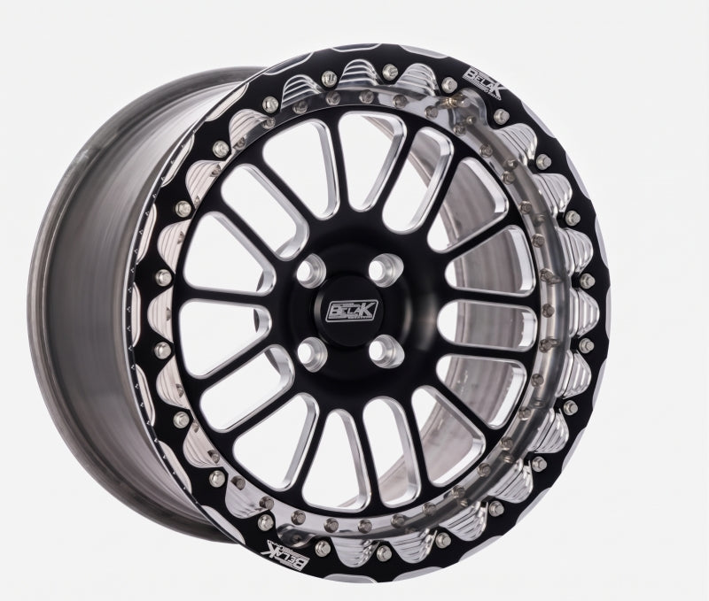 Belak Wheels Series 2 -15x8.5in / 5in Backspace - Single Beadlock - Graveyard Performance