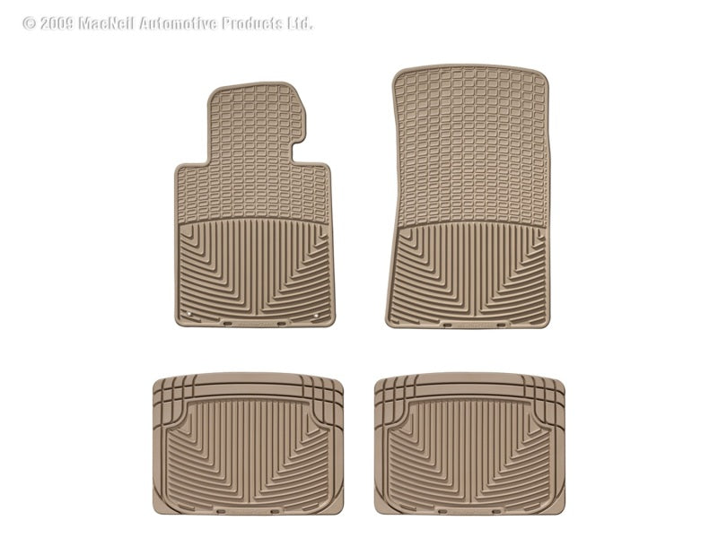 WT Rubber Mats - Rear - Tan - Graveyard Performance