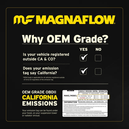 Magnaflow 12-13 Chevrolet Corvette 6.2L Direct Fit Converter - Graveyard Performance