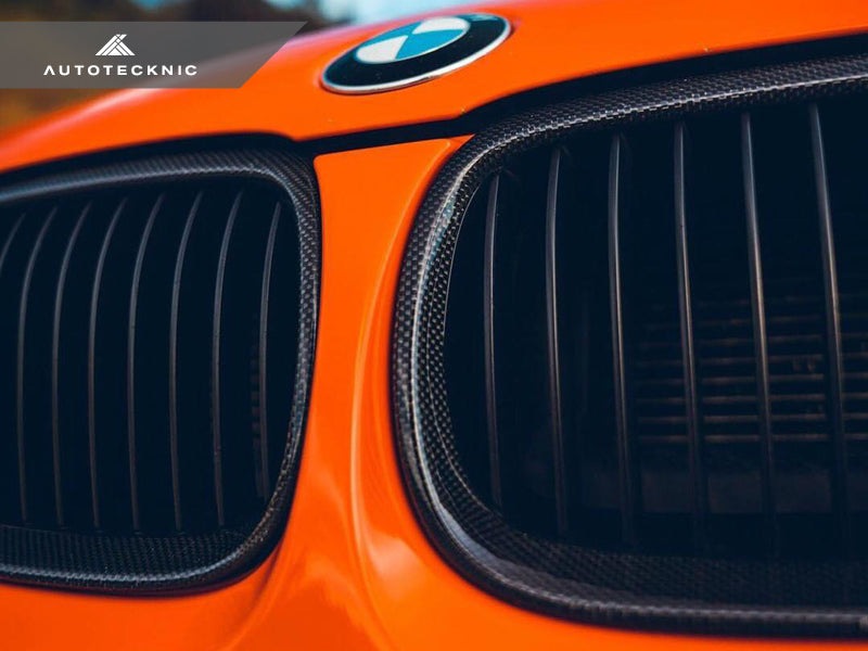 AutoTecknic Carbon Front Grille Set - E92/ E93 3-Series Pre-LCI (Including E9X M3) - Graveyard Performance