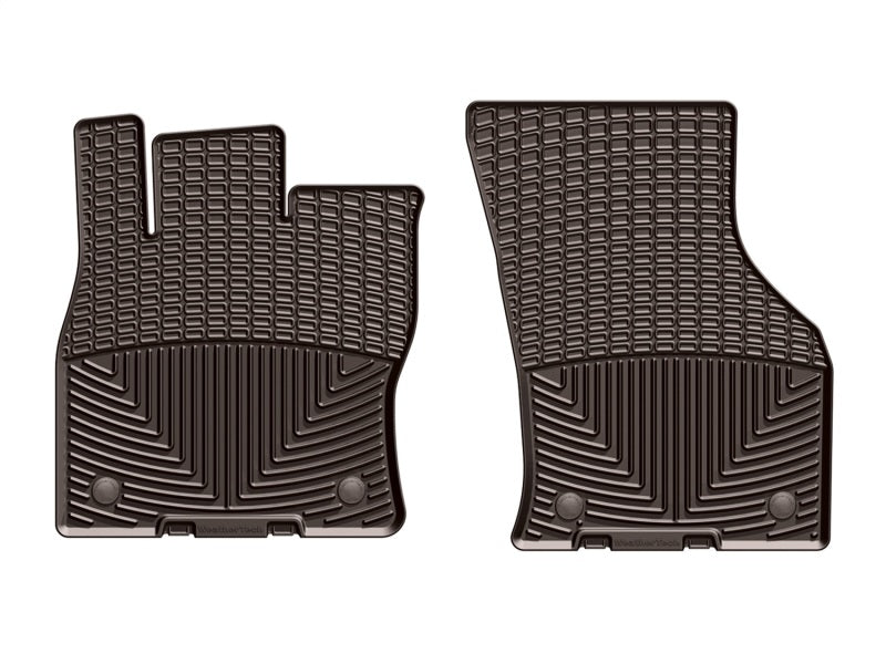 WeatherTech 2015+ Audi A3/S3 Front Rubber Mats - Cocoa - Graveyard Performance