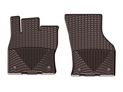 WeatherTech 2015+ Audi A3/S3 Front Rubber Mats - Cocoa - Graveyard Performance