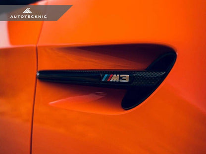 AutoTecknic Replacement Carbon Fiber Fender Gills - E90 Sedan / E92 Coupe / E93 Cabrio | M3 - Graveyard Performance