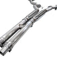 AWE 2024 Ford Mustang GT Fastback S650 RWD Track Edition Catback Exhaust w/ Dual Chrome Silver Tips