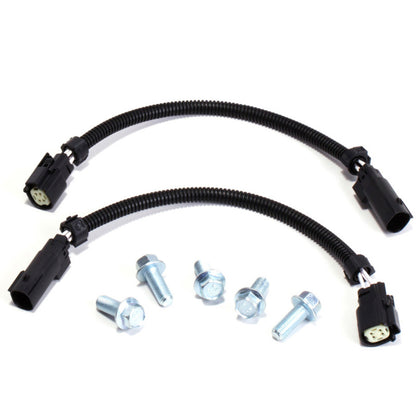 BBK 2015 Mustang GT V6 6-Pin Front O2 Sensor Wire Harness Extensions 12 (pair) And Bolt Kit - Graveyard Performance