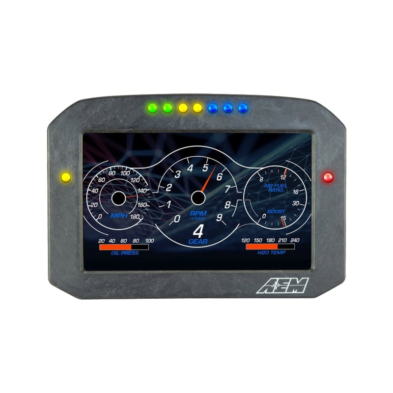 AEM CD-7L Carbon Logging Flush Digital Dash Display - Graveyard Performance