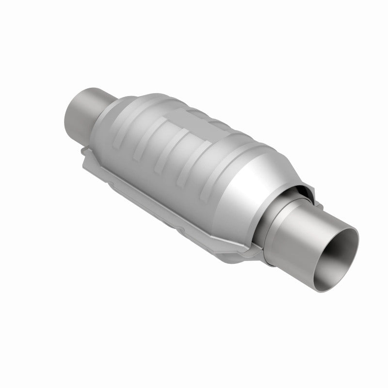 MagnaFlow Conv Univ 3in Inlet/Outlet Center/Center Round 9in Body L x 5.125in W x 13in Overall L - Graveyard Performance