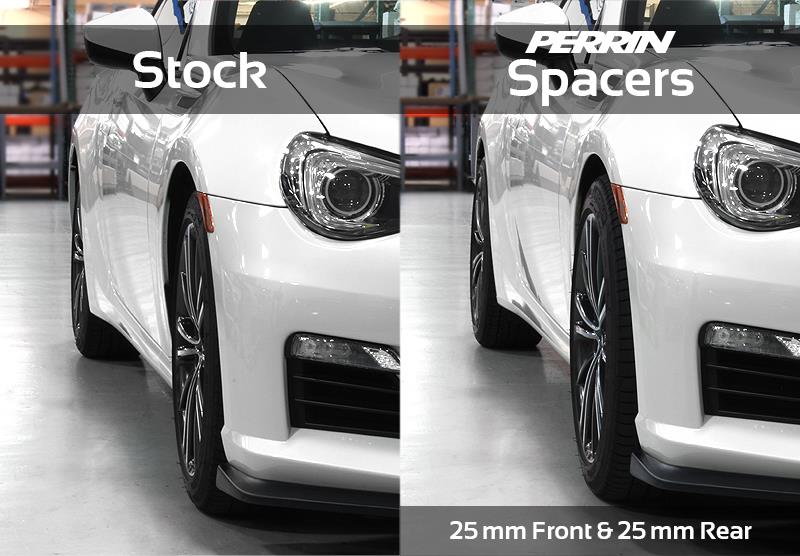 PERRIN 02-14 Subaru WRX / 2004 STI / 13-25 BRZ & Toyota GR86 30mm Wheel Spacers 5x100 56mm CB - Pair