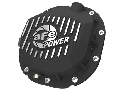 aFe 90-14 Ford F-150 Rear Differential Cover - Black w/ Machined Fins - Graveyard Performance