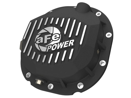 aFe 90-14 Ford F-150 Rear Differential Cover - Black w/ Machined Fins - Graveyard Performance