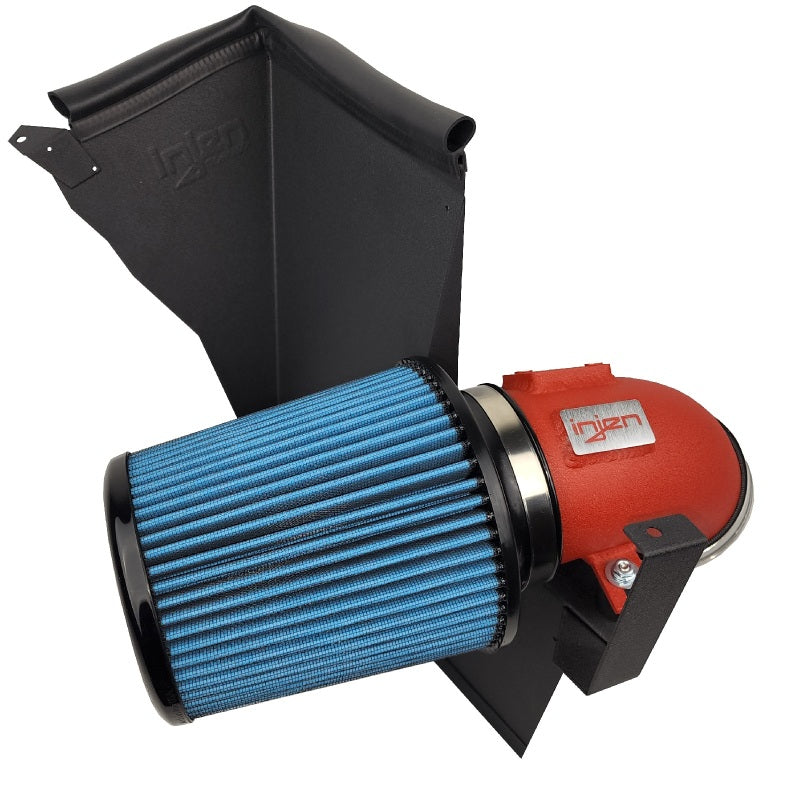 Injen 2020 BMW M340i SP Short Ram Air Intake System Wrinkle Red Finish - Graveyard Performance