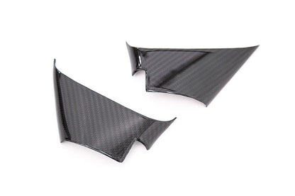 OLM LE Dry Carbon Fiber Lower Mirror Mount Cover - 2015-2021 Subaru WRX / STI / 2015-2017 Crosstrek - Graveyard Performance