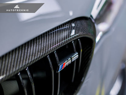 AutoTecknic Carbon Fiber Front Grille Surround Set - F90 M5 - Graveyard Performance