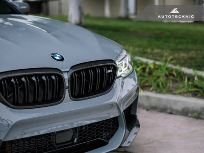 AutoTecknic Carbon Fiber Front Grille Surround Set - F90 M5 - Graveyard Performance