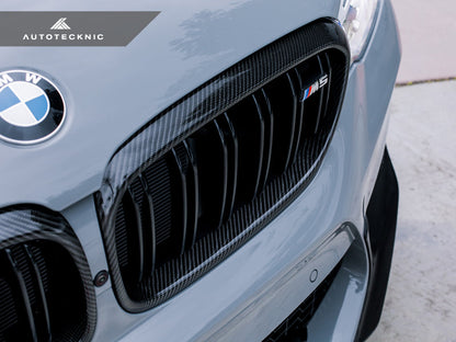 AutoTecknic Carbon Fiber Front Grille Surround Set - F90 M5 - Graveyard Performance