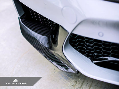 AutoTecknic Dry Carbon Performante Aero Splitters - F90 M5 | F90 M5 Competition Pre-LCI