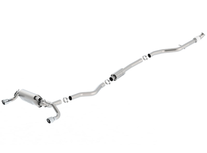 Borla 13-16 BMW 335i / 435i Atak Cat back SS 3.0in, 2.25in 3.5in Tip Single Rolled - Graveyard Performance