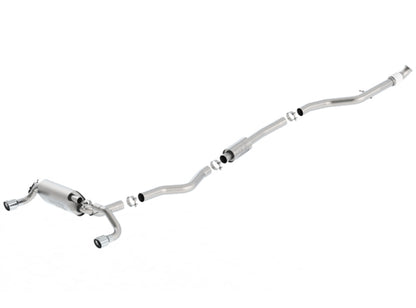Borla 13-16 BMW 335i / 435i Atak Cat back SS 3.0in, 2.25in 3.5in Tip Single Rolled - Graveyard Performance