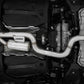 MBRP 2022 Volkswagen Golf R MK8 3in Cat-Back Quad Rear w/ Carbon Fiber Tips Valve Delete Exhaust