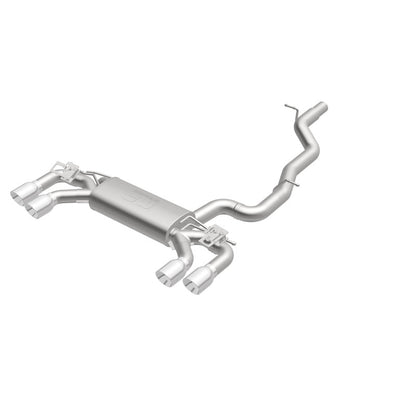 MagnaFlow Sys C/B 2015-2017 Volkswagen Golf R 3in Polished SS Quad Tip Split Rear Exit - Graveyard Performance