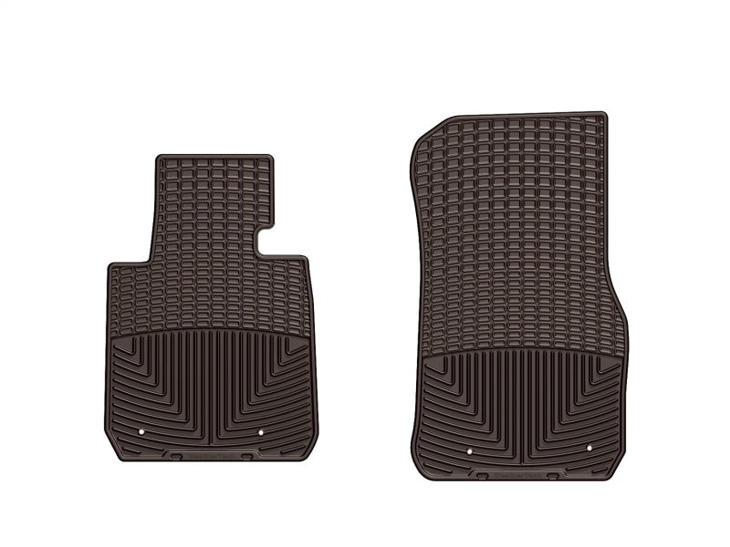 WeatherTech 2014+ BMW 2-Series Front Rubber Mats - Cocoa - Graveyard Performance