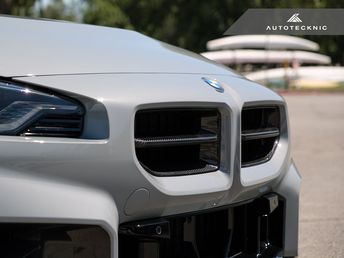 AutoTecknic Gloss Black Motorsport Front Grille - G87 M2 - Graveyard Performance