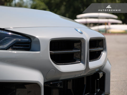 AutoTecknic Gloss Black Motorsport Front Grille - G87 M2 - Graveyard Performance