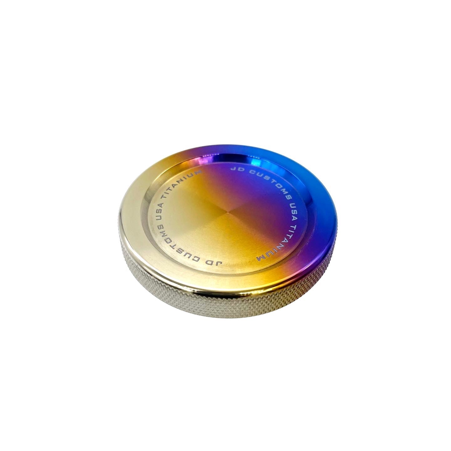 JDC Titanium Cap for JM Fab Tanks (Evo 7/8/9) - Graveyard Performance