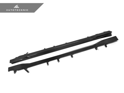 AutoTecknic Dry Carbon Fiber Side Skirt Extension Set - G87 M2 - Graveyard Performance
