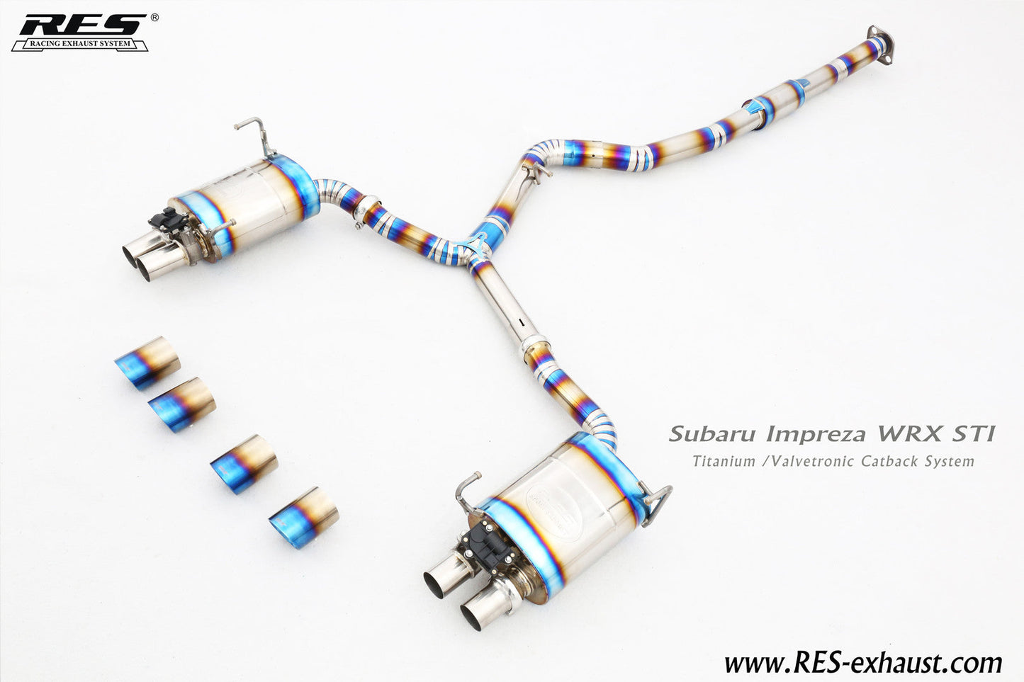 RES X JDMuscle [15-21 WRX/STI] Valvetronic Catback Exhaust MT&CVT