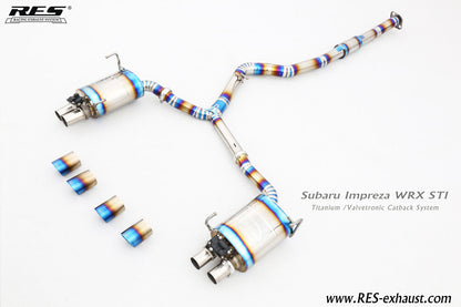 RES X JDMuscle [15-21 WRX/STI] Valvetronic Catback Exhaust MT&CVT