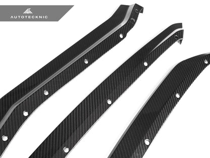 AutoTecknic Dry Carbon Competition Front Aero Lip - Corvette C8 2020-2023 - Graveyard Performance