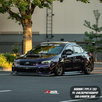 JDMuscle [15-21 WRX/STI] VS Style Full Carbon Fiber Euro GT Wing - Graveyard Performance