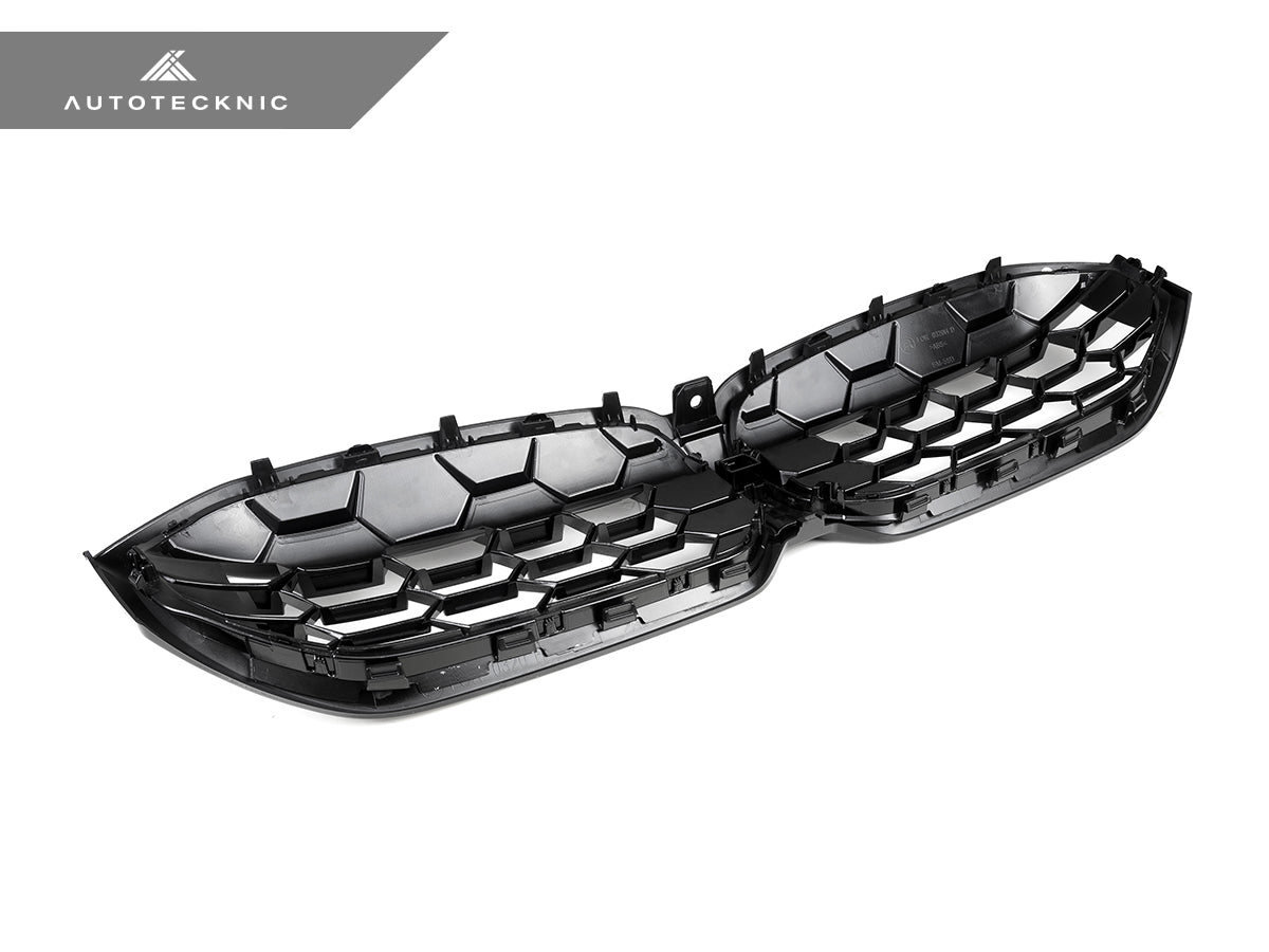 AutoTecknic Gloss Black Honeycomb Front Grille - G20 3-Series LCI - Graveyard Performance