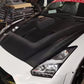 JDMuscle [17-24 GT-R] Carbon Fiber Hood - LB Style