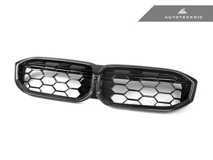 AutoTecknic Dry Carbon Fiber Honeycomb Front Grille - G20 3-Series LCI - Graveyard Performance
