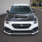 JDMuscle [22-25 WRX] Carbon Fiber Hood Scoop - OE Style