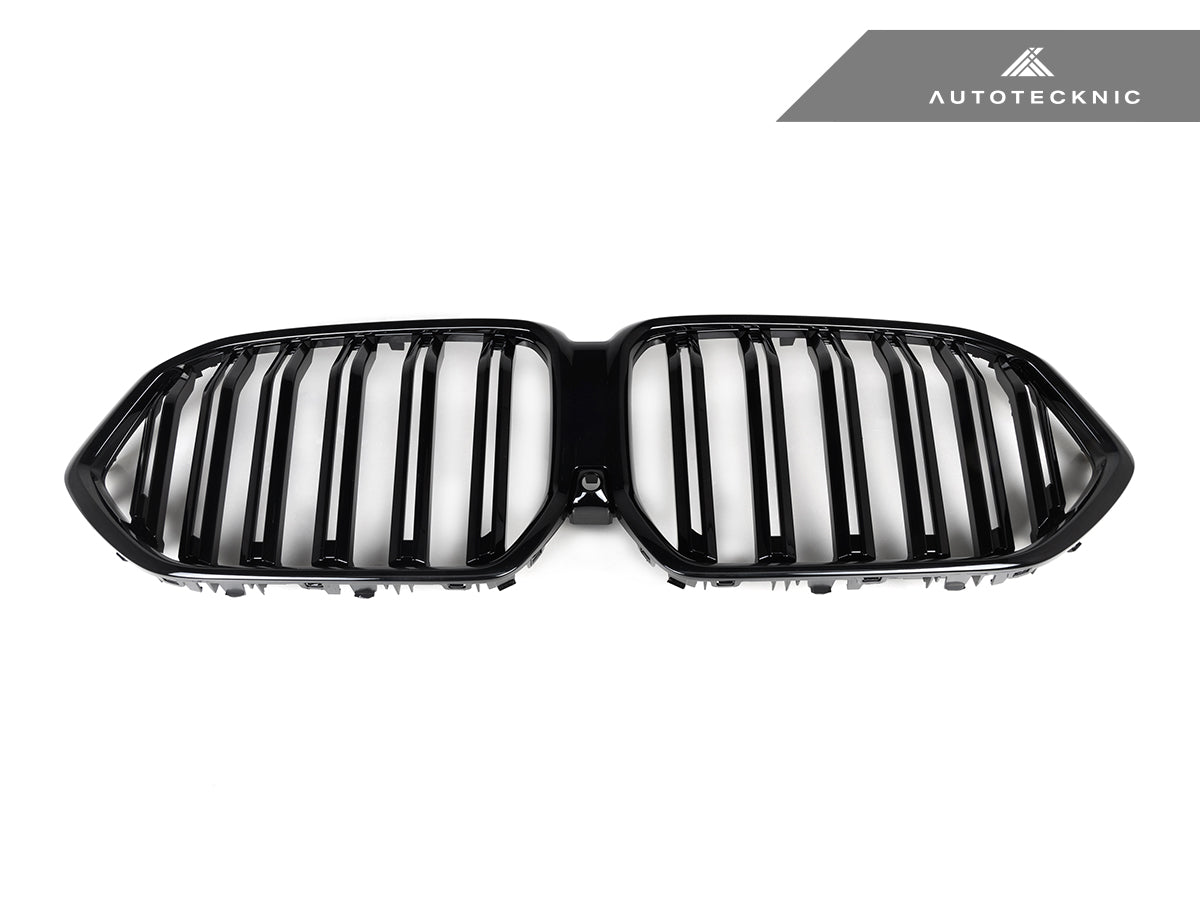 AutoTecknic Dual-Slats Gloss Black Front Grille - G06 X6 LCI - Graveyard Performance