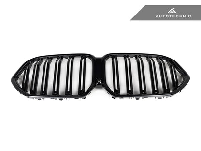 AutoTecknic Dual-Slats Gloss Black Front Grille - G06 X6 LCI - Graveyard Performance