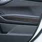 JDMuscle [22-25 WRX] P&S Series Carbon Fiber Interior Door Upper Panel Accent Covers 8 PC | Black Carbon Fiber/ Red Carbon Fiber