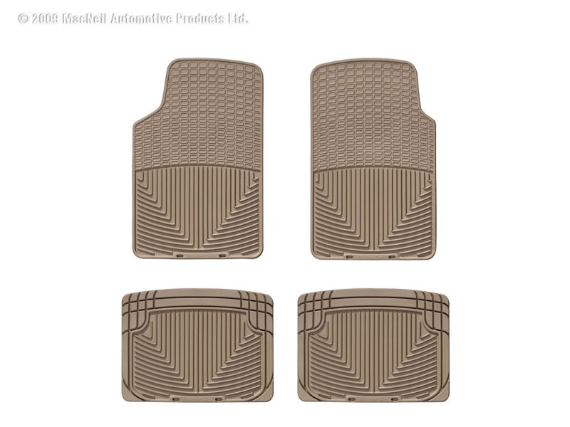 WT Rubber Mats - Rear - Tan - Graveyard Performance