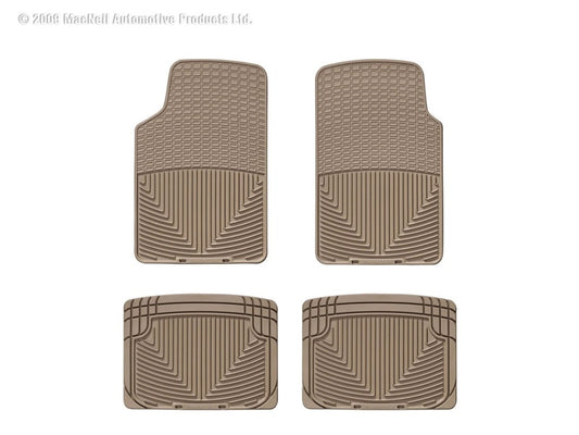 WT Rubber Mats - Rear - Tan - Graveyard Performance