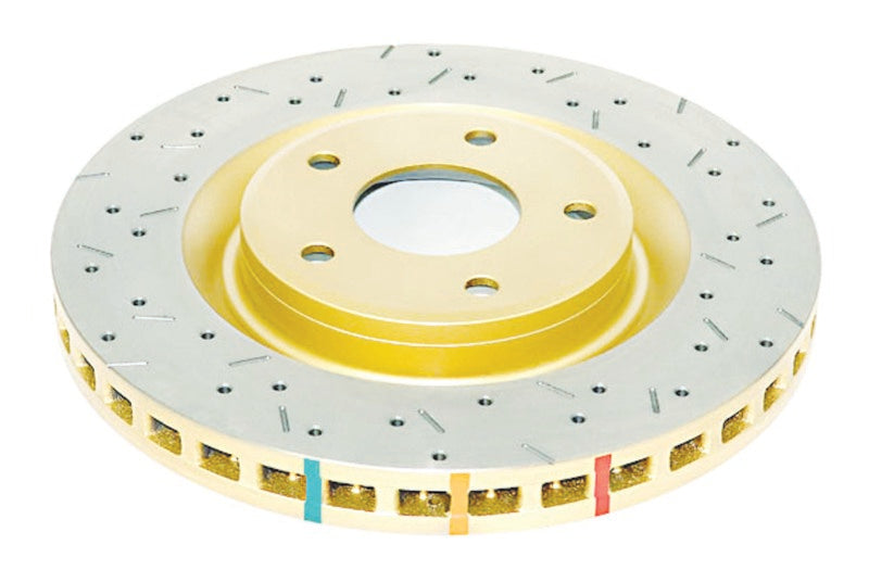 DBA 97-04 Corvette C5/C6 Front Drilled & Slotted 4000 Series Rotor - Graveyard Performance