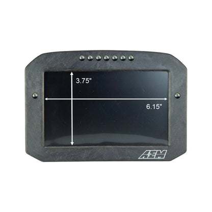 AEM CD-7L Carbon Logging Flush Digital Dash Display - Graveyard Performance