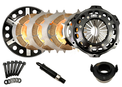 Competition Clutch Honda/Acura K Series 184mm Triple Disc Ceramic Clutch Kit - Graveyard Performance
