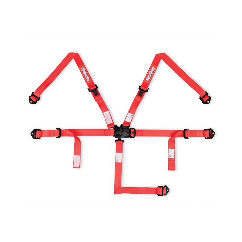RaceQuip Red JR. L & L 5pt Harness - Graveyard Performance