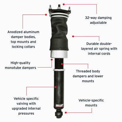Air Lift Performance 14-24 Infiniti Q50 Air Suspension Front Kit - Graveyard Performance